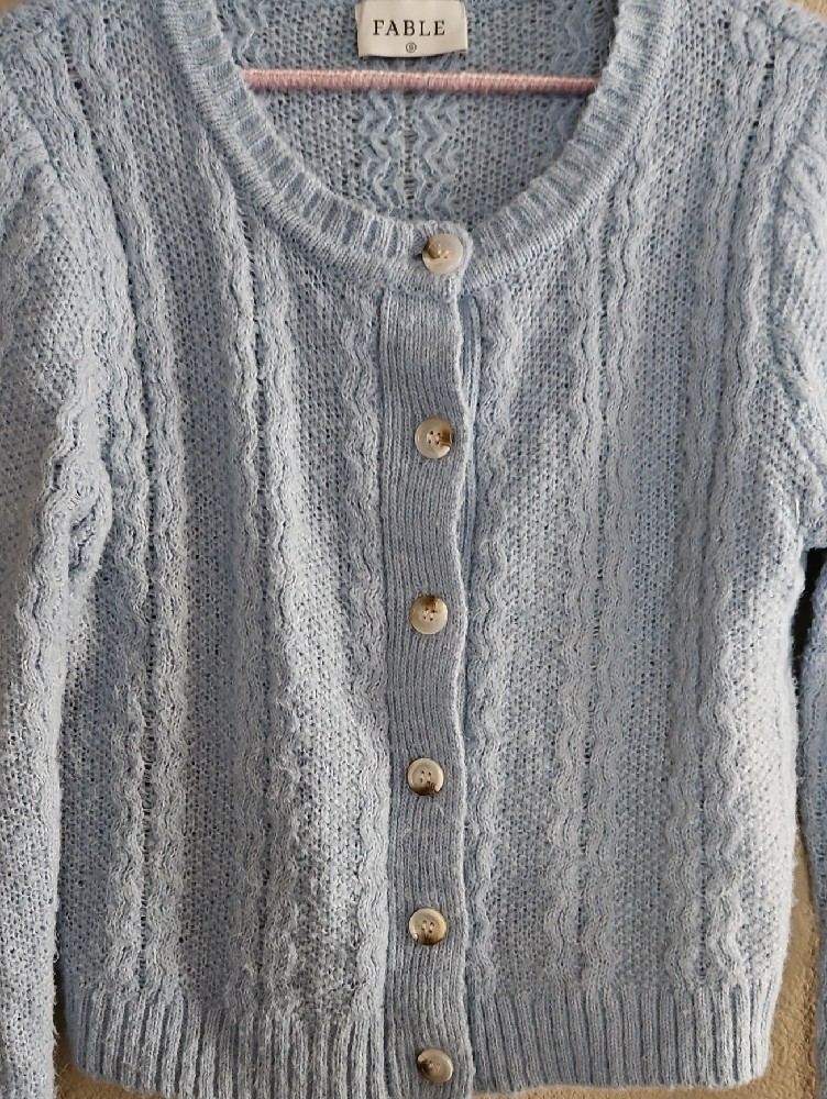 Fable Light Blue Cardigan — image 3 of 3
